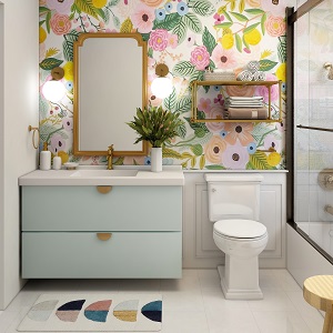 Цветная и яркая ванная комната: как преобразить санузел в Поваренке - povarenka.mebel54.com | фото