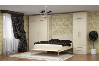 Комплект мебели со шкаф-кроватью трансформер Ратмир в Поваренке - povarenka.mebel54.com | фото