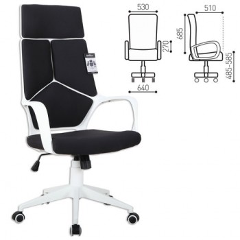 Кресло офисное BRABIX Prime EX-515 (черная ткань) в Поваренке - povarenka.mebel54.com | фото