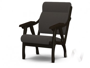 Кресло Вега-10 (венге лак/ULTRA GRAFIT) в Поваренке - povarenka.mebel54.com | фото