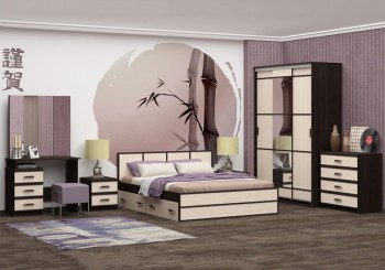 Модульная спальня Сакура в Поваренке - povarenka.mebel54.com | фото