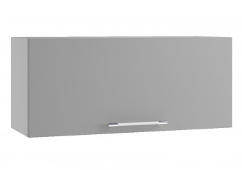 Ройс ПГ 800 Шкаф верхний горизонтальный (Графит софт/корпус Серый) в Поваренке - povarenka.mebel54.com | фото