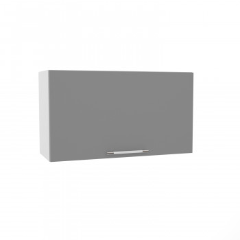 Ройс ВПГ 800 Шкаф верхний горизонтальный высокий (Графит софт/корпус Серый) в Поваренке - povarenka.mebel54.com | фото